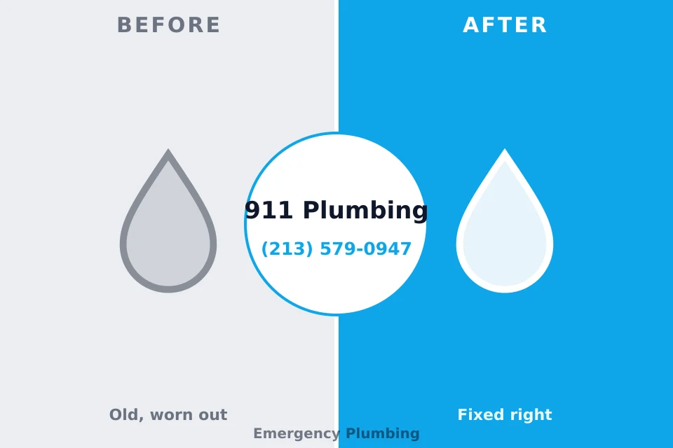 Before and after: plumbing company Statesville, NC